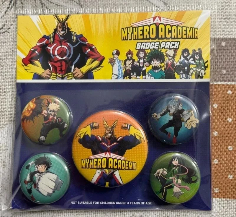 Badges Chapas My Hero Academia sealed new